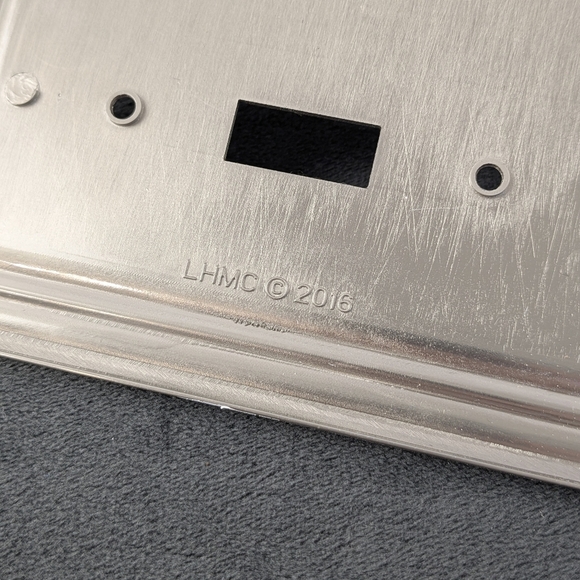 Liberty Emery Brushed Nickel Two Toggle Switch Plate Light Cover 2 Gang Hampton - Picture 2 of 6